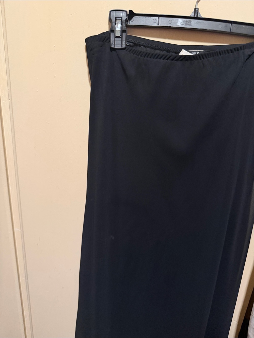 J.B.S. Black Maxi Skirt with Elastic Waist